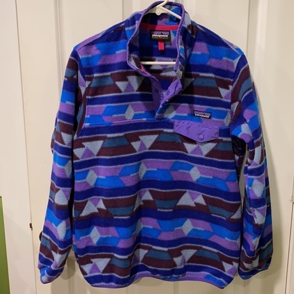 Patagonia Synchilla Aztec Print EUC - Picture 4 of 14
